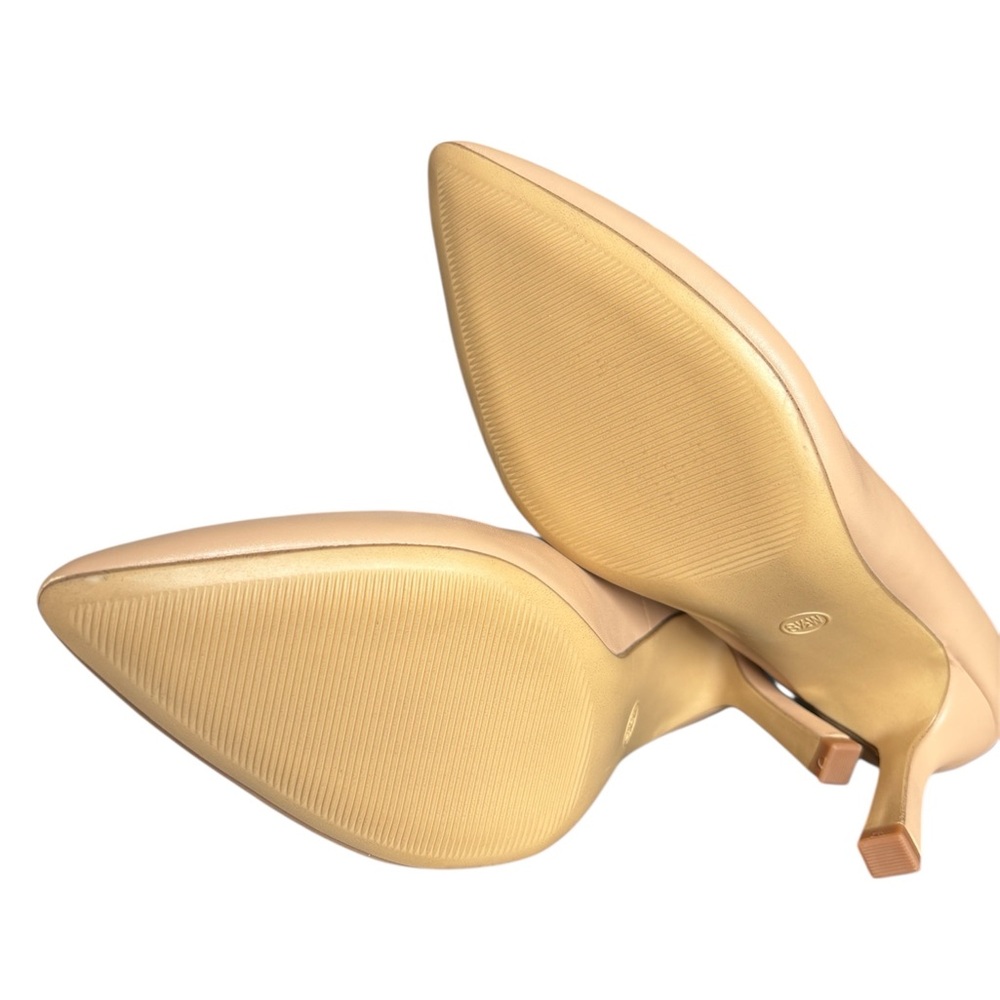 A NEW DAY Ladies Tan Nude Classic 3”High Heels Size 8 Wide Width NWOT - Picture 6 of 7